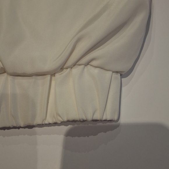 NWT Ashley By 26 International Women's Pink & White Bomber Jacket Size S - Picture 7 of 10